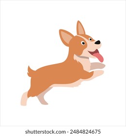 Cute Dog Vector Illustration in Cartoon Style