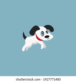 Cute dog vector illustration logo,eps 10