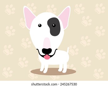 Cute dog  - vector set of icons and illustrations