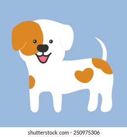Cute dog  - vector set of icons and illustrations