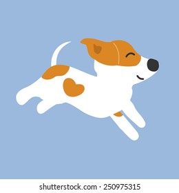 Cute dog  - vector set of icons and illustrations