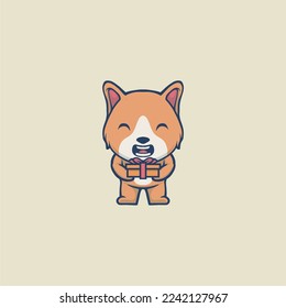 CUTE DOG VECTOR STOK INSPIRATION