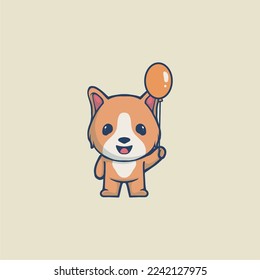 CUTE DOG VECTOR STOK INSPIRATION