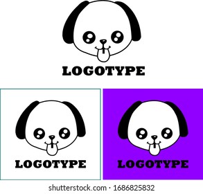 CUTE DOG VECTORAL DRAWING WORK.