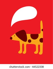 cute doggy greeting