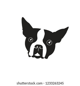 cute doggy logo vector
