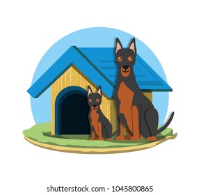 cute dogs design