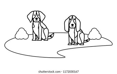 cute dogs design