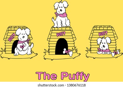 cute dogs design for t-shirt