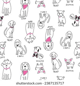 
Cute Dogs Pattern for kids wear