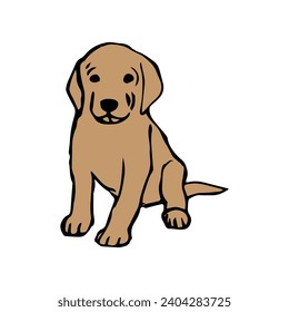 Perros pequeños vectores Imagen Ilustración, imagen vectorial del perro