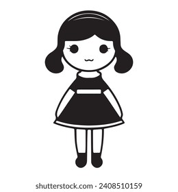 A cute doll illustration . Image looking very beautiful