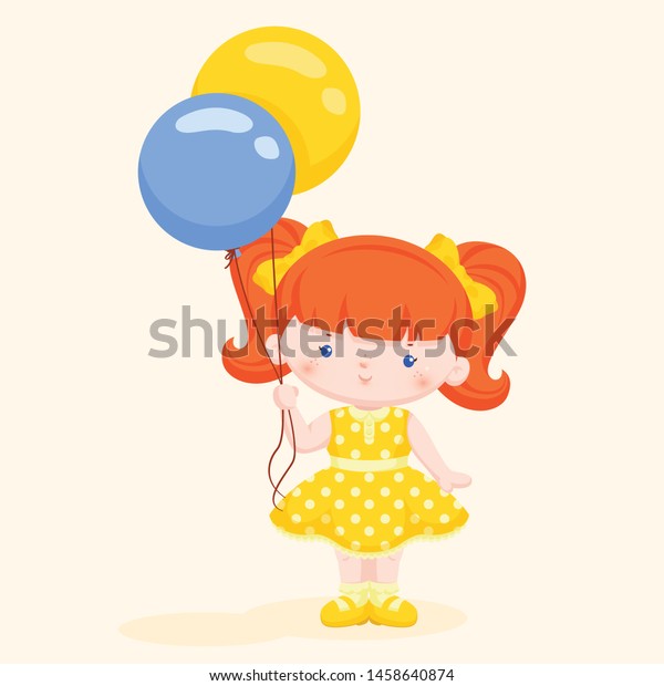 doll dress with balloon