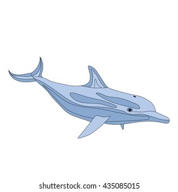 Cute dolphin cartoon