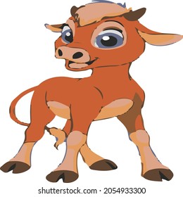 cute donkey baby vector. cartoon