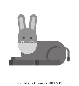cute donkey cute cartoon manger image