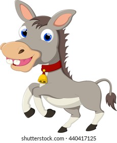 cute donkey cartoon for you design