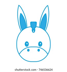 cute donkey icon