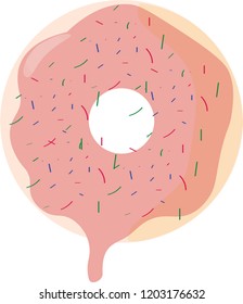 Cute donut icon