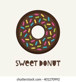cute donut vector illustration