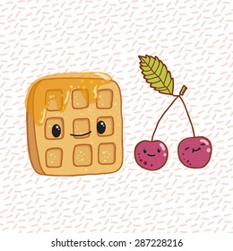 Cute doodle cartoon hand drawn