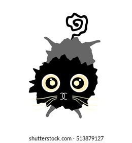 cute and doodle cat  cartoon design  vector  eps.10