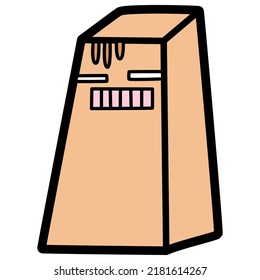 Cute Doodle characters vector set