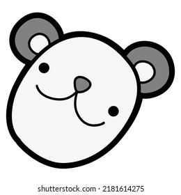 Cute Doodle characters vector set