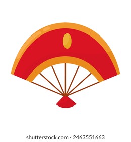 Cute doodle China hand fan