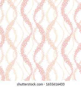 Cute doodle circles seamless pattern, abstract background, great for textiles, banners, wallpapers, wrapping - vector design