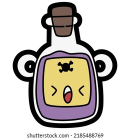 Cute doodle Halloween decorations collection 