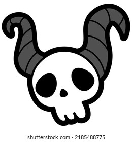 Cute doodle Halloween decorations collection 