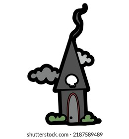 Cute doodle Halloween decorations collection