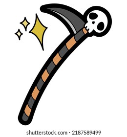 Cute doodle Halloween decorations collection