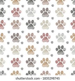 Dibujo a mano de doodle lindo imprime el patrón vectorial. Fondo de diseño de tela sin inconvenientes