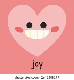 Cute doodle heart with a joyful expression to support mental health awareness. Great for self-care visuals, kids’ designs, or emotional wellness messages.