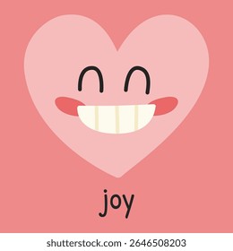 Cute doodle heart with a joyful expression to support mental health awareness. Great for self-care visuals, kids’ designs, or emotional wellness messages.