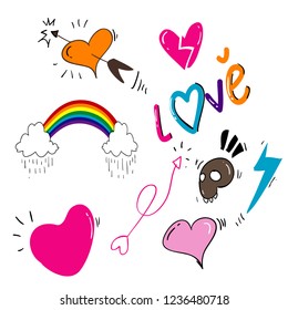 cute doodle illustration