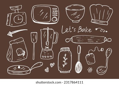 Cute Doodle Kitchen Theme Collection