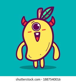 cute doodle monster cartoon designs  for coloring, backgrounds, stickers, logos, symbol, icons and more 