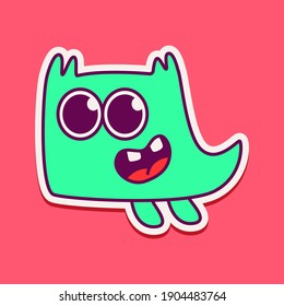 cute doodle monster designs  for coloring, backgrounds, stickers, logos, symbol, icons and more