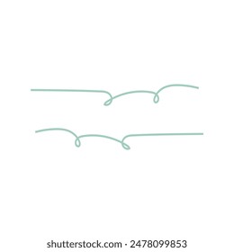 Cute doodle shape vector element