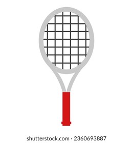 Cute doodle style tennis racket.