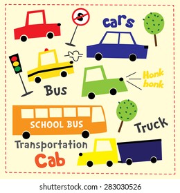 cute doodles cars