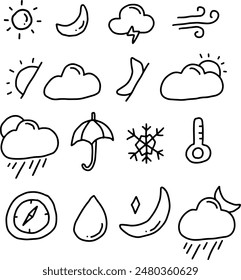 cute doodles design for templates.
