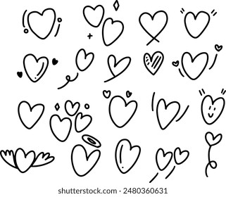 cute doodles design for templates.