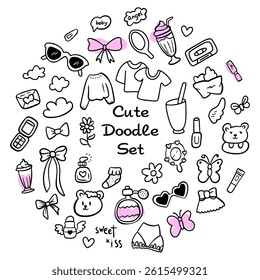 Cute doodles for enhancing projects and making fun crafts