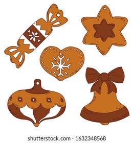 Christmas Cookies Decorating Stock Vectors Images Vector Art Shutterstock