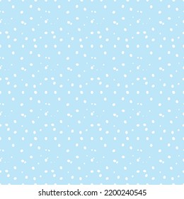 cute dot background.Seamless white dot pattern with blue background.White dot abstract illustration.White polka dot wrapping paper.curtain pattern.book cover illustration.