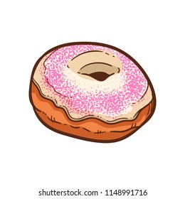 cute doughnut vector illustration